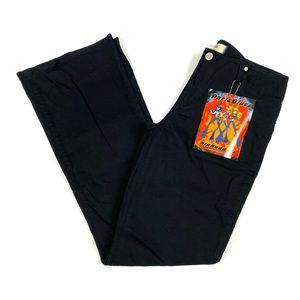 NEW Vintage 90s/Y2K Paris Blues Low Rise Black Flares